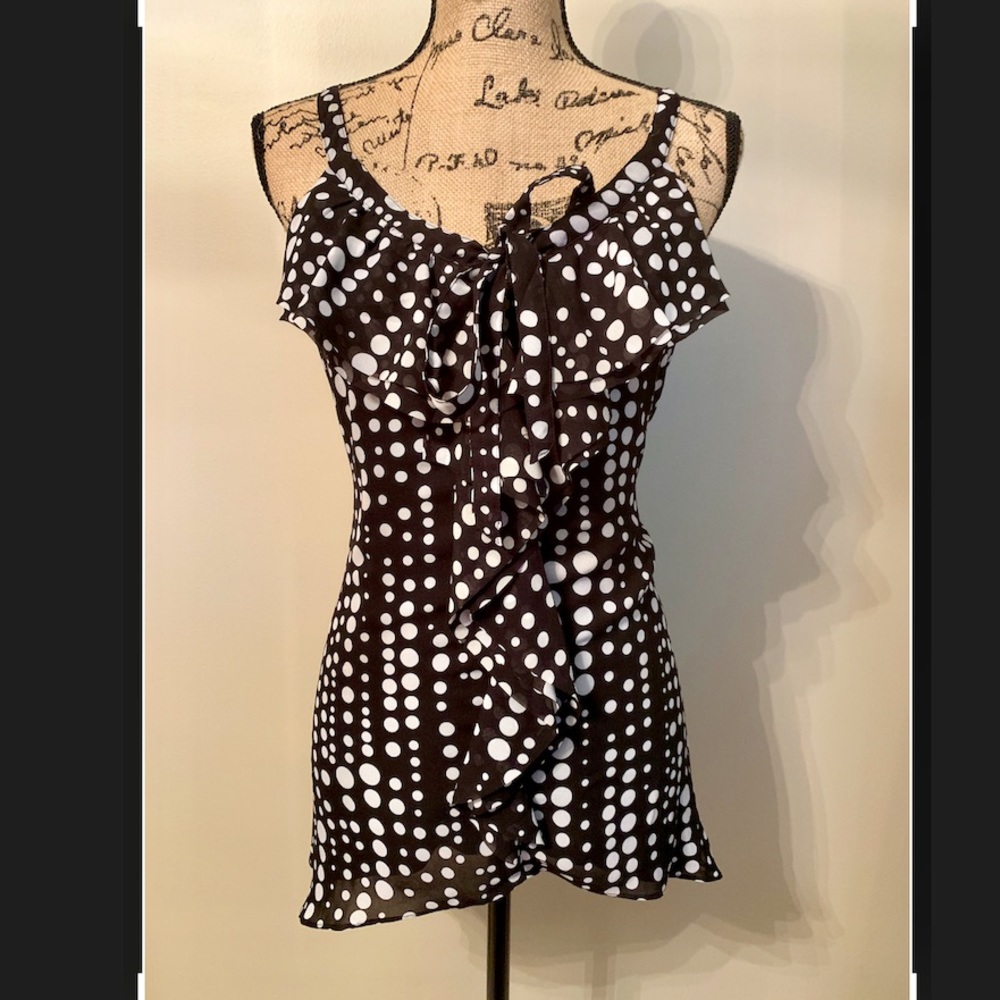 Polka dot blouse
